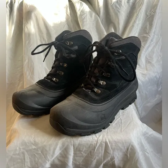 Sorel Cold Mountain 1435-010 Thinsulate insulation men’s boots size 9. EUC
