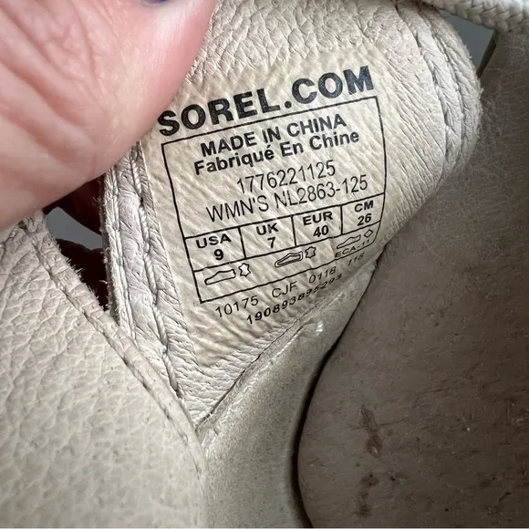 Sorel Torpeda Lace lI Leather And Suede Shoes Sandals