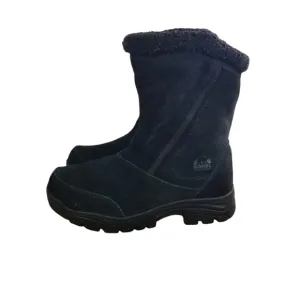Sorel Waterfall black suede insulate winter boots