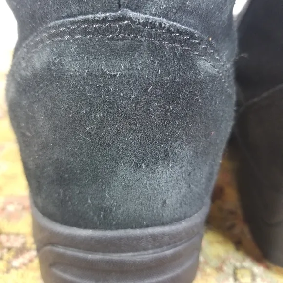 Sorel Waterfall black suede insulate winter boots