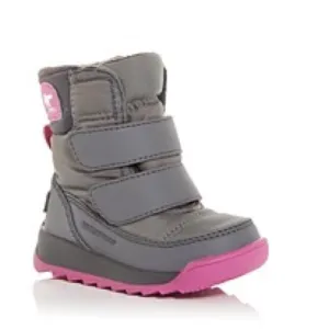 SOREL Whitney II Waterproof Insulated Boot grey toddler 4 NWT