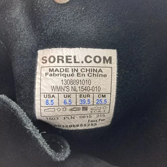 SOREL Women 8.5 Joan Arctic Heavy Snow Boots Fur felted liners Suede Waterproof
