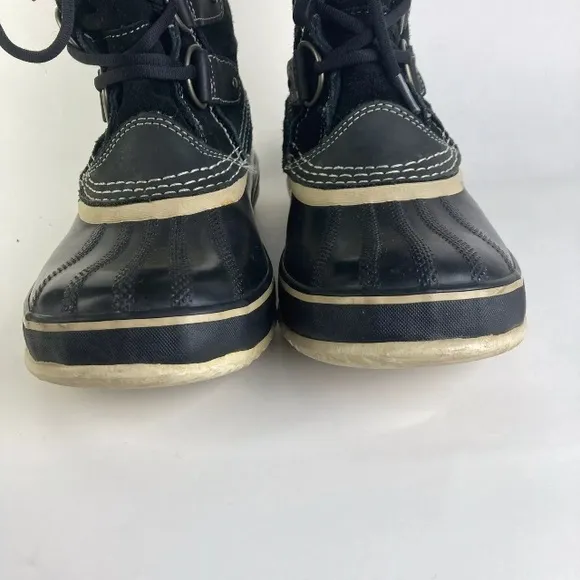 SOREL Women 8.5 Joan Arctic Heavy Snow Boots Fur felted liners Suede Waterproof