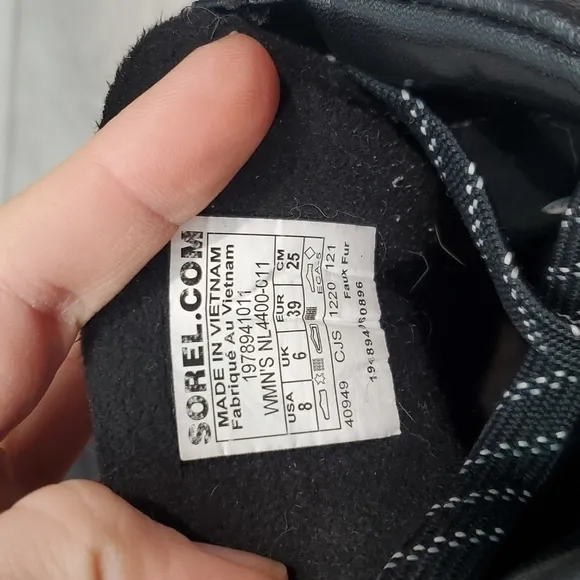 Sorel Women High Top Platform Sneakers shoes sz 8