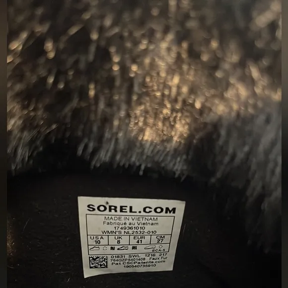 Sorel Women's Black TIVOLI WATERPROOF SUEDE WINTER BOOTS
