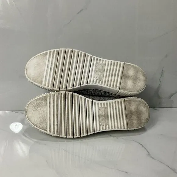 SOUL NATURALIZER Snakeskin Print Platform Sneakers