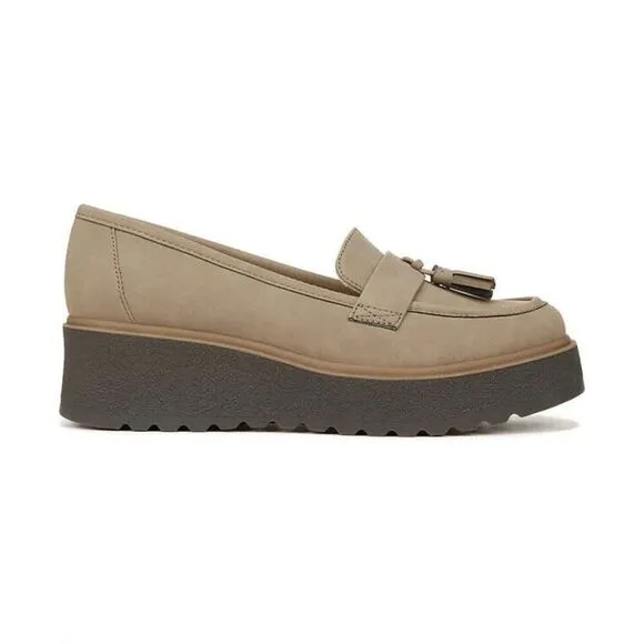Soul Naturalizer Josie Lug Flat Women's US 8 Gray Platform Loafer Shoes ZPO1642
