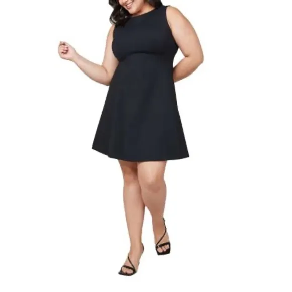 Spanx The Perfect Fit and Flare Dress Classic Black
