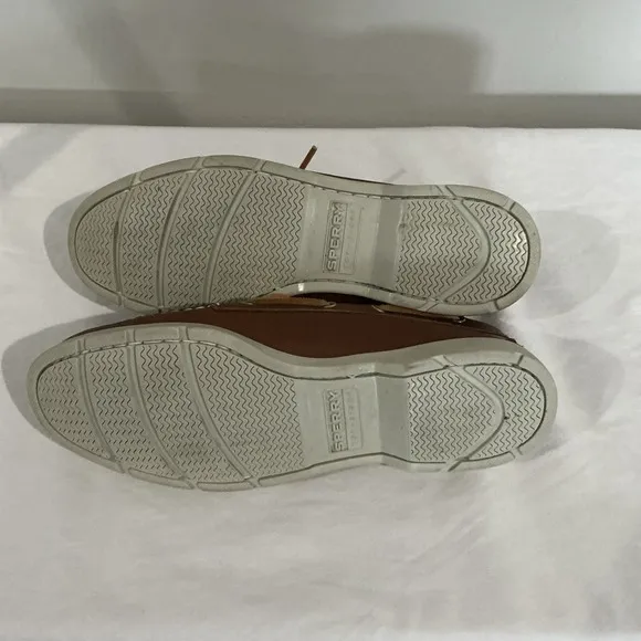 Sperry‎ Top-Sider Boat Shoe Luggage Tan Leather Men's Size 10M