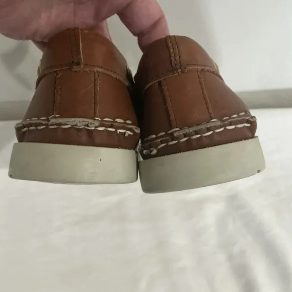 Sperry‎ Top-Sider Boat Shoe Luggage Tan Leather Men's Size 10M