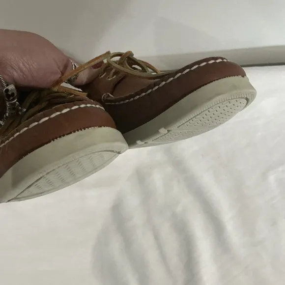 Sperry‎ Top-Sider Boat Shoe Luggage Tan Leather Men's Size 10M
