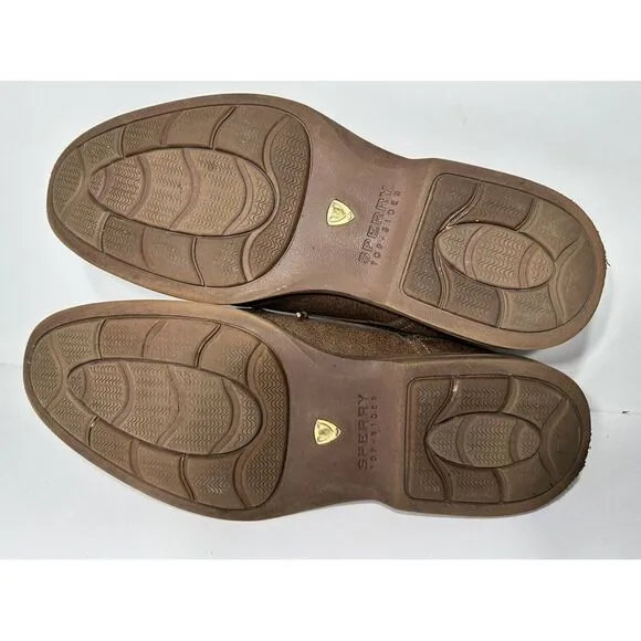 Sperry‎ Top Sider Gold Cup Mens Sz 12M Bellingham Cap Toe Brown Shoes STS10229