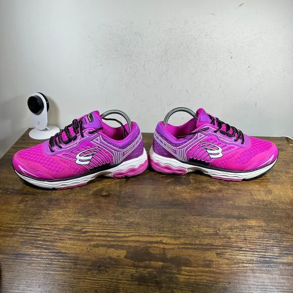 Spira Scorpius II Stability Wavespring Pink White Running Shoes Womens Size 9 B‎