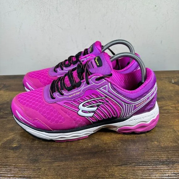 Spira Scorpius II Stability Wavespring Pink White Running Shoes Womens Size 9 B‎