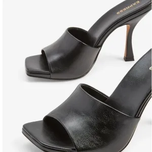 Square Toe Mid Heeled Sandals size 9 Women express shoes sneaker pumps