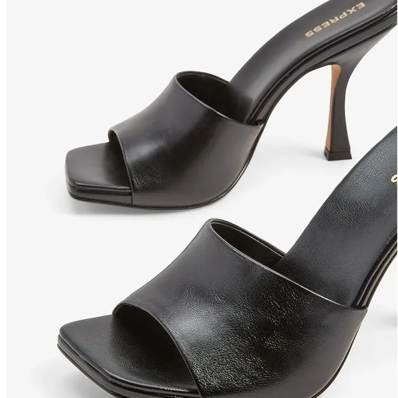 Square Toe Mid Heeled Sandals size 9 Women express shoes sneaker pumps