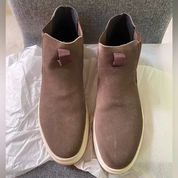 STACY ADAMS Men's Brown Suede Sneaker Shoes