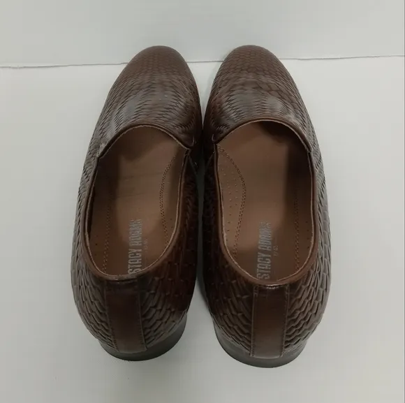 STACY ADAMS Wilton Plain Toe Slip-On Dress Shoes Men's Size 10.5M