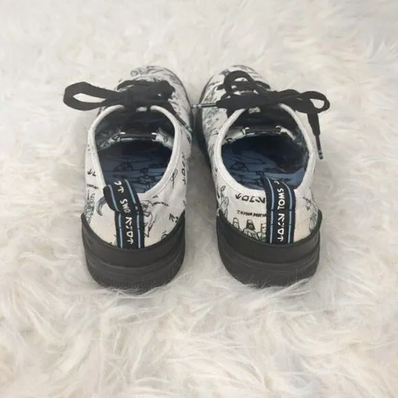 Star Wars x Toms Star Wars Sketch Print Shoes TRVL Lite Low Men's Size 8.5 W
