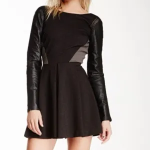Stella &amp; Jamie Mixed Media Skater Dress