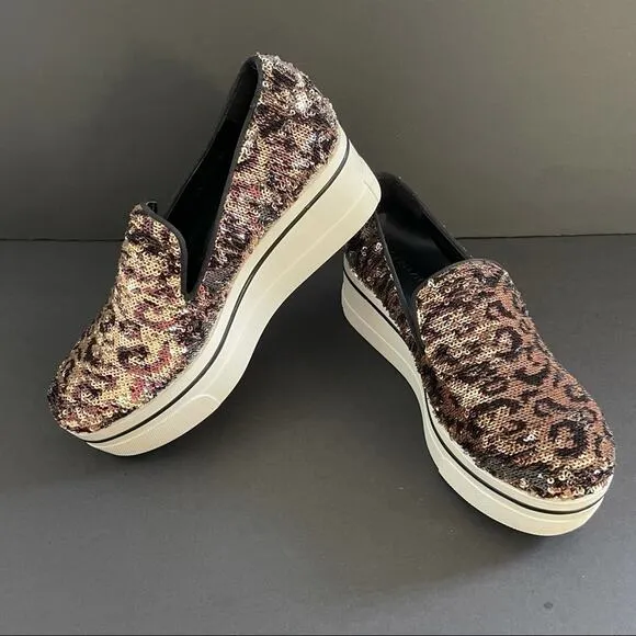 Stella McCartney Flip Sequin Platform Sneakers