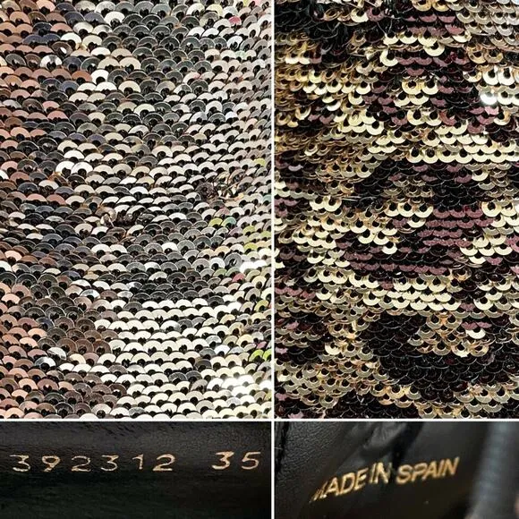Stella McCartney Flip Sequin Platform Sneakers