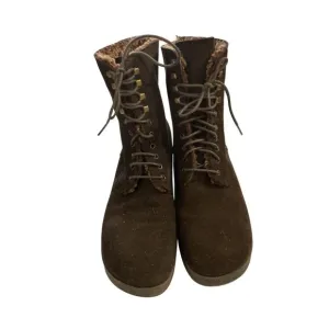 Stephane Kelian PARIS Women's Size 9 Brown Suede leather lined Ankle Boots shoes