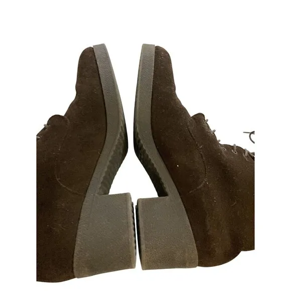 Stephane Kelian PARIS Women's Size 9 Brown Suede leather lined Ankle Boots shoes