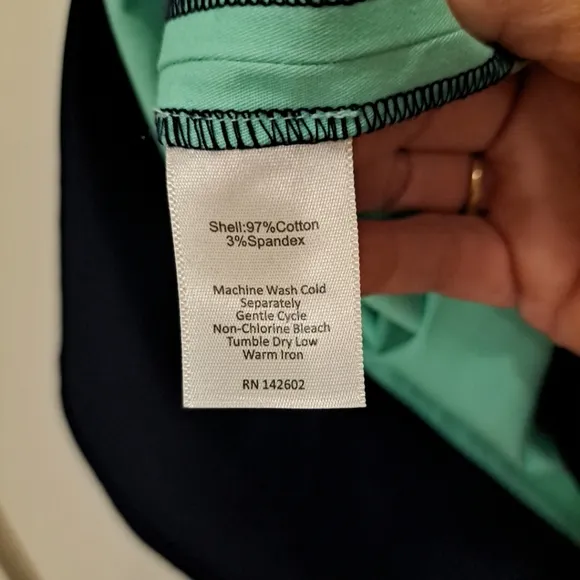 STS - Sail To Sable Women's M Sleeveless Colorblock Dress Mint Green &amp; Navy