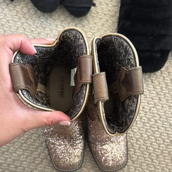 Stylish Footwear Collection GIRLS SIZE 13 - Brown, Silver, Black, Gold