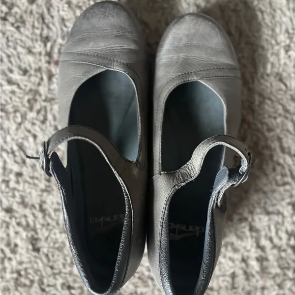Stylish Gray Mary Jane Dansko Shoes
