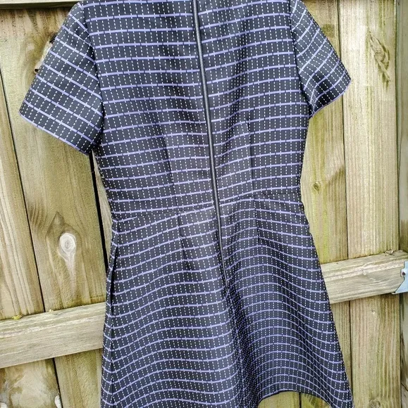 Suno ikram tailored dress deep lavender black mix
