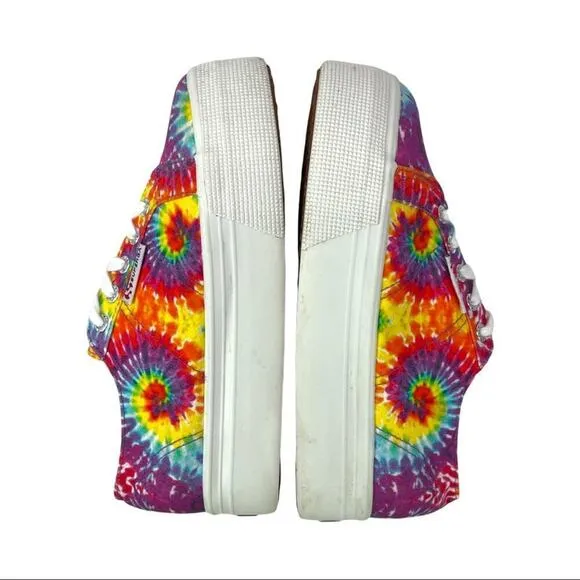 Superga 2790 Tie Dye Platform Retro Y2K Sneakers Shoes Men's Size 5.5