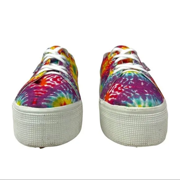 Superga 2790 Tie Dye Platform Retro Y2K Sneakers Shoes Men's Size 5.5