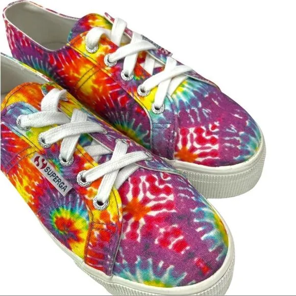 Superga 2790 Tie Dye Platform Retro Y2K Sneakers Shoes Men's Size 5.5