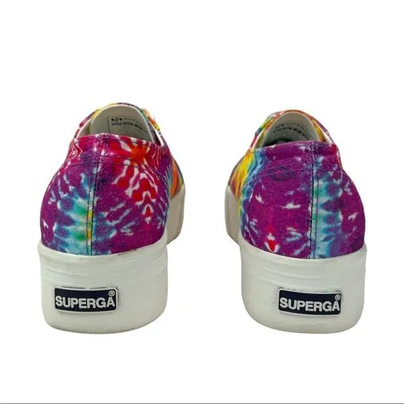 Superga 2790 Tie Dye Platform Retro Y2K Sneakers Shoes Men's Size 5.5