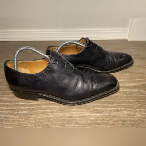 SUTOR MANTELLASSI SHOES, Black OXFORD Size 9.5 Made In Italy