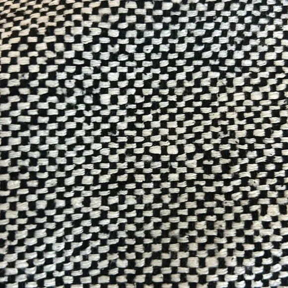 Talbots Petites Pure Silk Tweed Black White Dress Classic