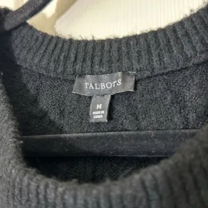 TALBOTS Women’s Black Sweater Dress Size Medium Soft &amp; Thick