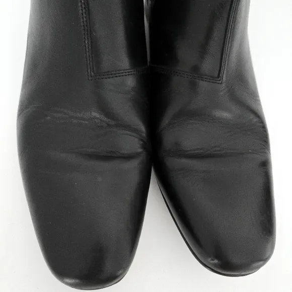 Ted Baker Black Leather &amp; Blue Paisley Hourb 2 Men's Chelsea Boots