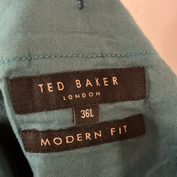 Ted Baker London modern fit Blue Dress Pants size 36 L