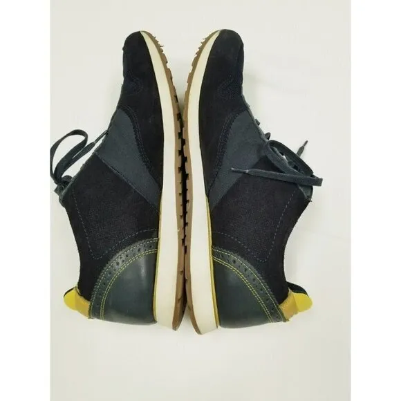 ted‎ baker london Shindl mens Tennis shoes leather blue yellow size 9 lace up