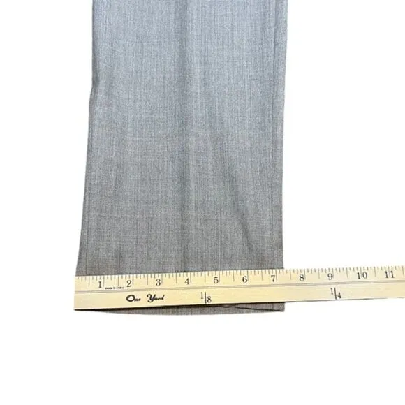 Ted Baker London Modern Fit Wool Blend Dress Pants Slacks Gray Size 36 x 30