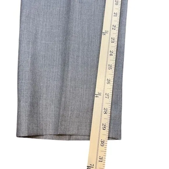 Ted Baker London Modern Fit Wool Blend Dress Pants Slacks Gray Size 36 x 30