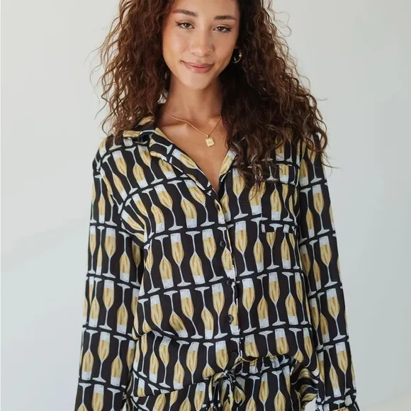 The Classic PJ set | Champagne Silky | Show Me Your Mumu