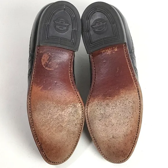 The Florsheim Shoe Men's Black Leather Lace-up Wingtip Oxford Dress Shoe