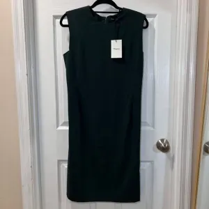 Theory Forest Green Sleeveless Sheath‎ Dress Prof Workwear Classic NWT-SZ 10