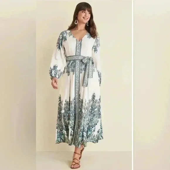 Tie Waist Maxi Dress