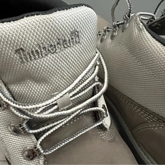 Timberland Campsite Grey Nubuck Waterproof Lug Boots Size 10 with Original Box
