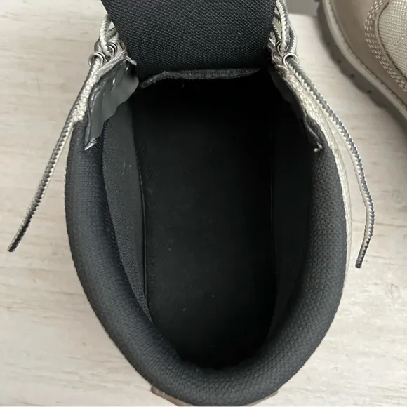 Timberland Campsite Grey Nubuck Waterproof Lug Boots Size 10 with Original Box